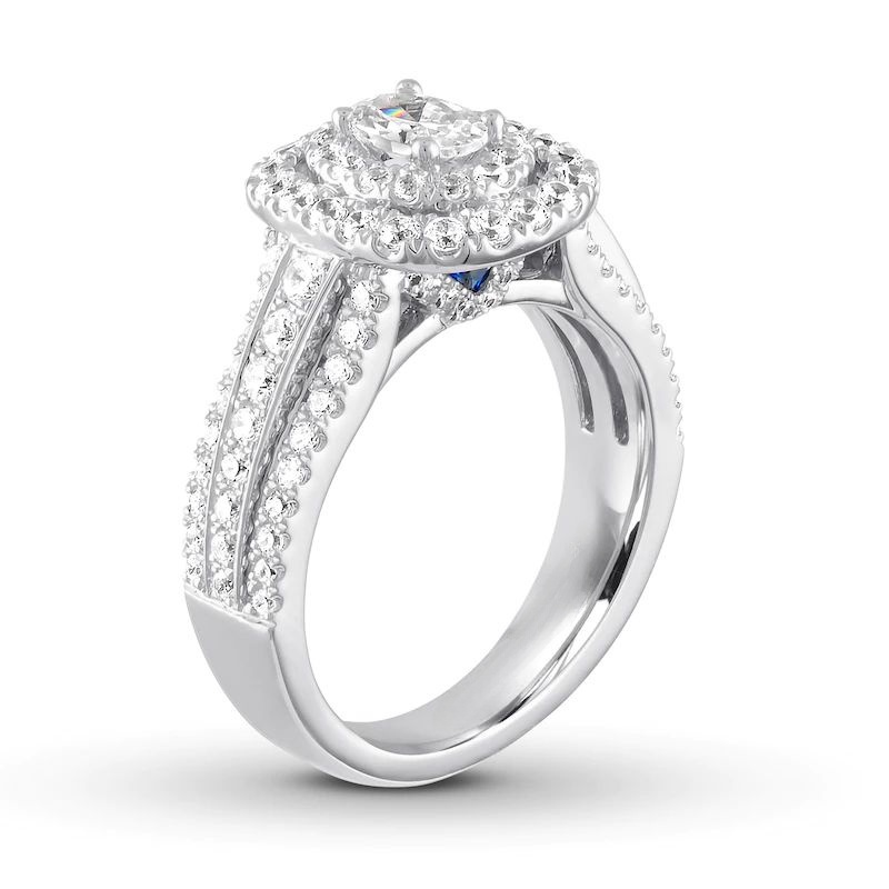 OvalDiamondRing1-3/8cttw14KWhiteGold
