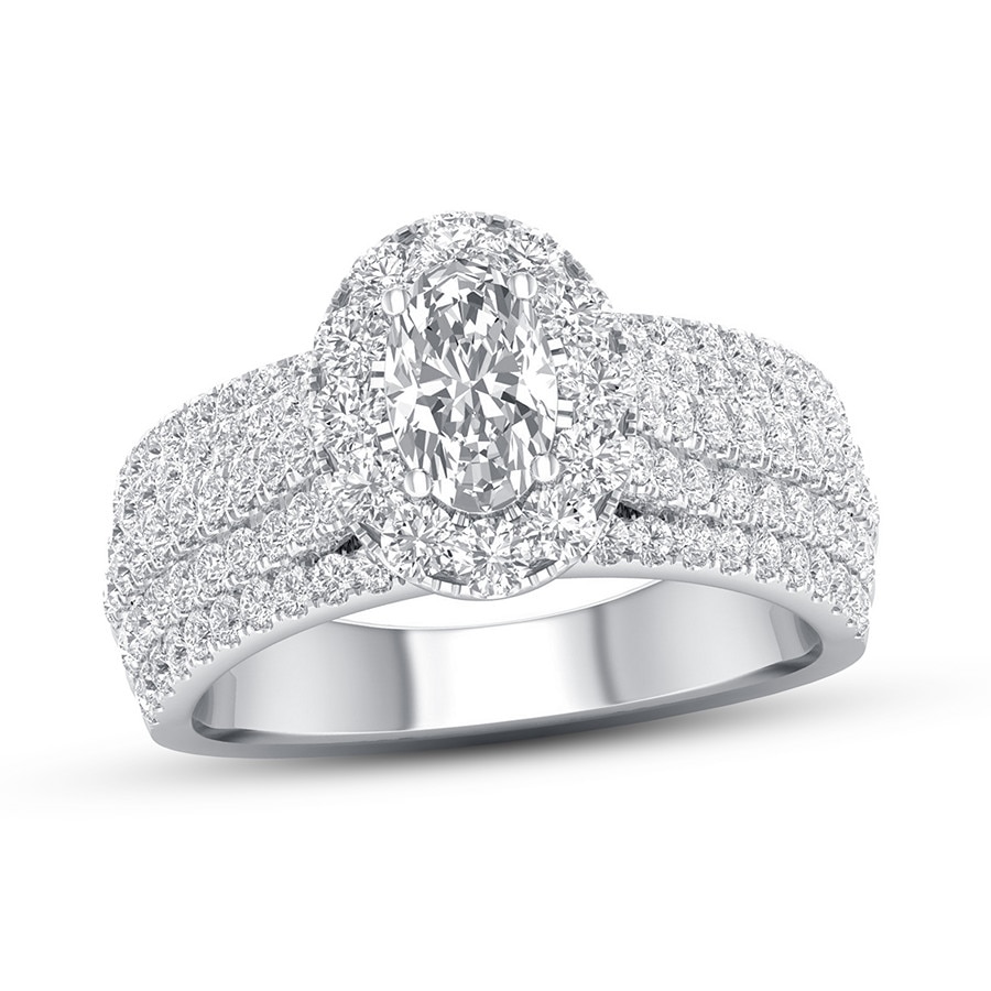 Diamond Engagement Ring 1-3/8 ct tw 14K White Gold