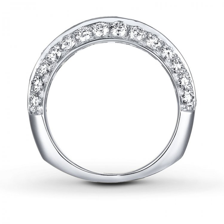 Anniversary Band 2cttw Diamonds 18K White Gold