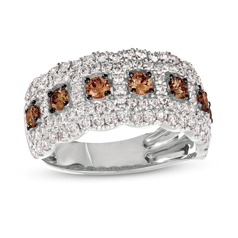 Diamond Ring 1-1/2 ct tw 14K Vanilla Gold