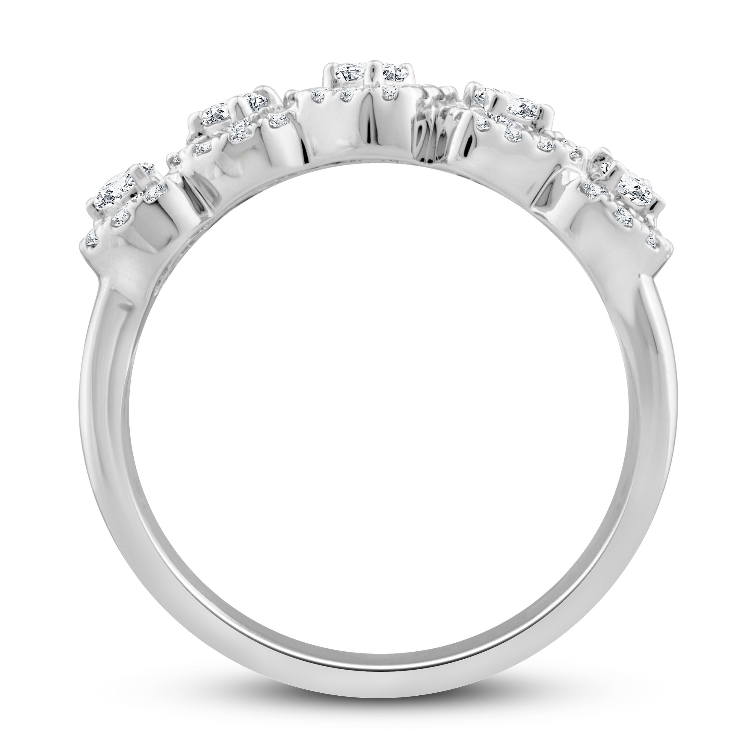 Diamond Ring 1/2cttw 10K White Gold