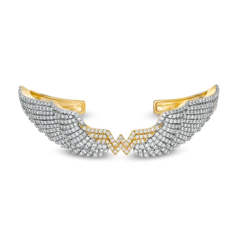 3 CT. T.W. Diamond Wings Bangle in 10K Gold