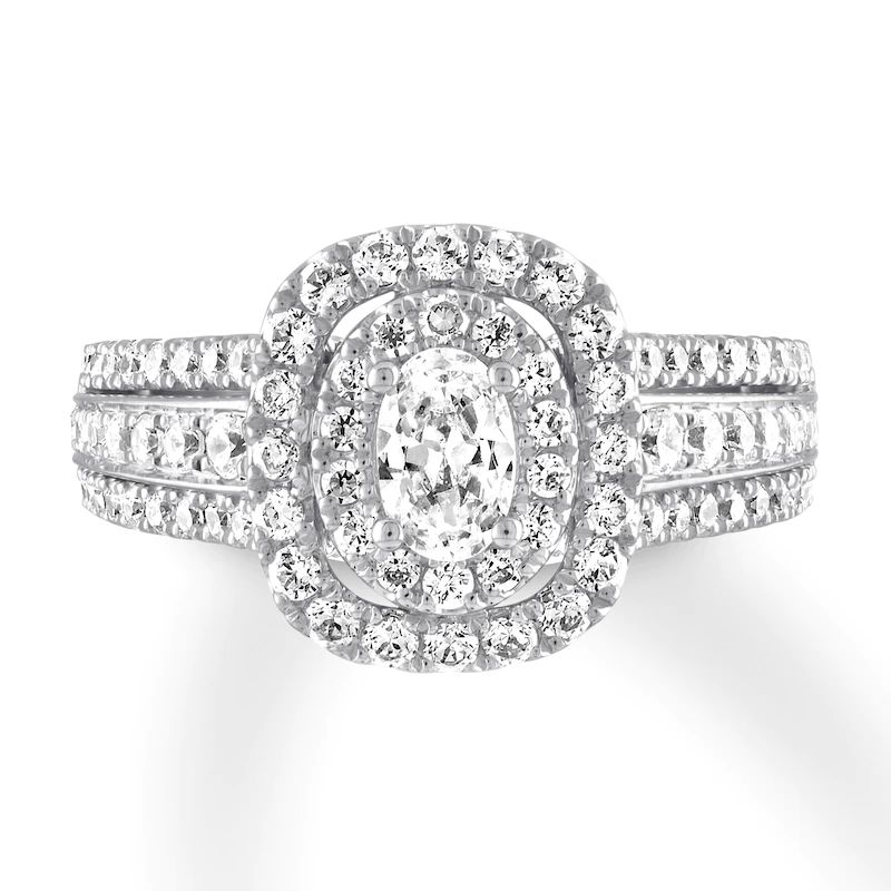 OvalDiamondRing1-3/8cttw14KWhiteGold