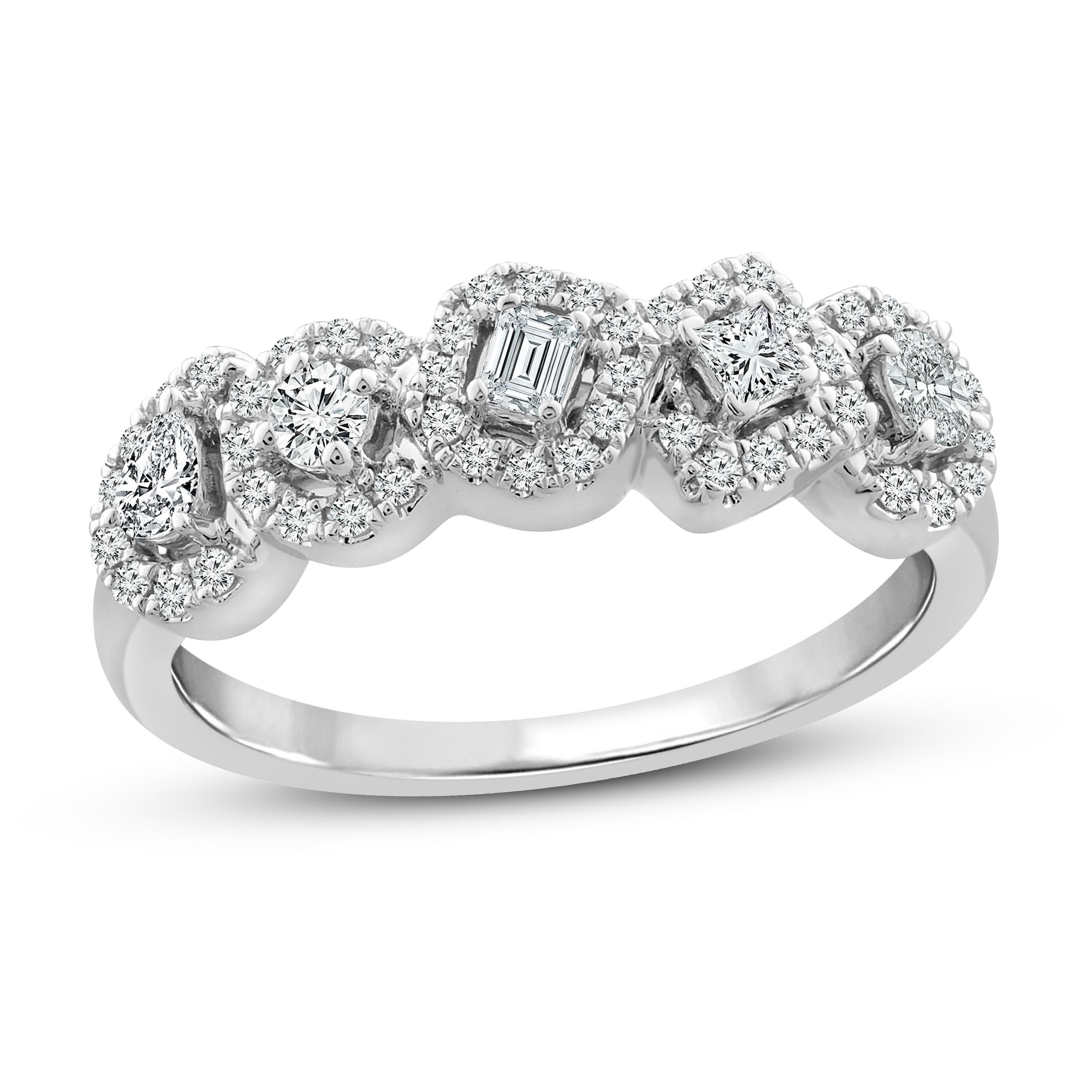 Diamond Ring 1/2cttw 10K White Gold