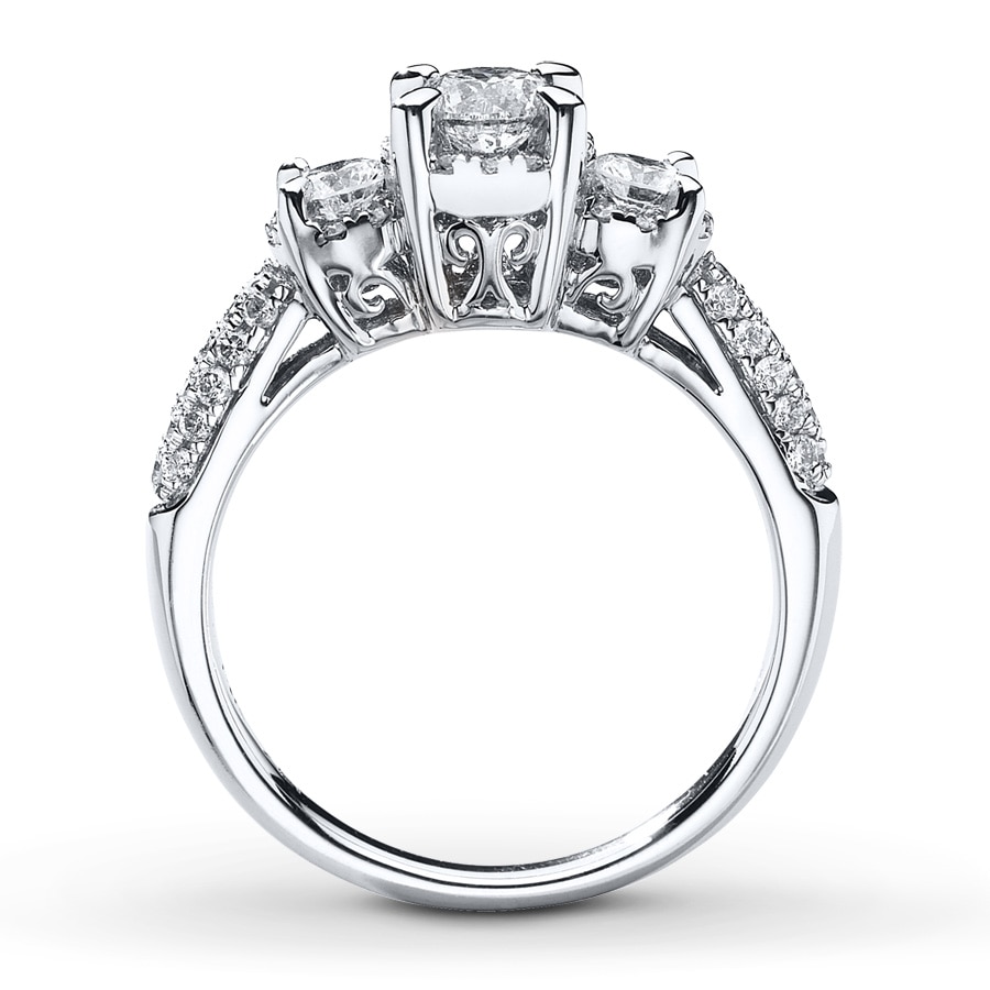 Ring 1 ct tw Diamonds 14K White Gold
