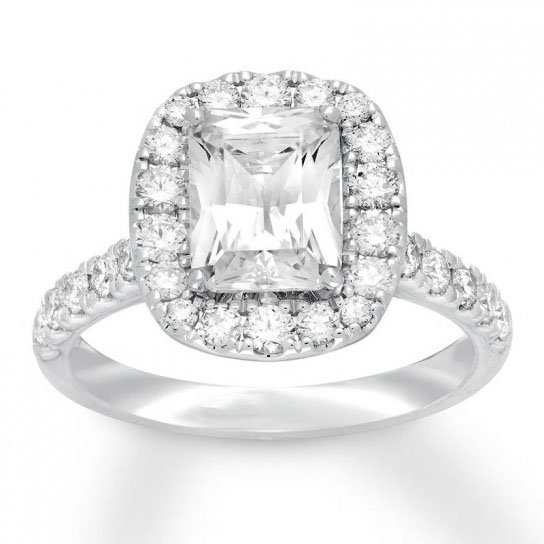 EngagementRing2-7/8cttwDiamonds14KWhiteGold