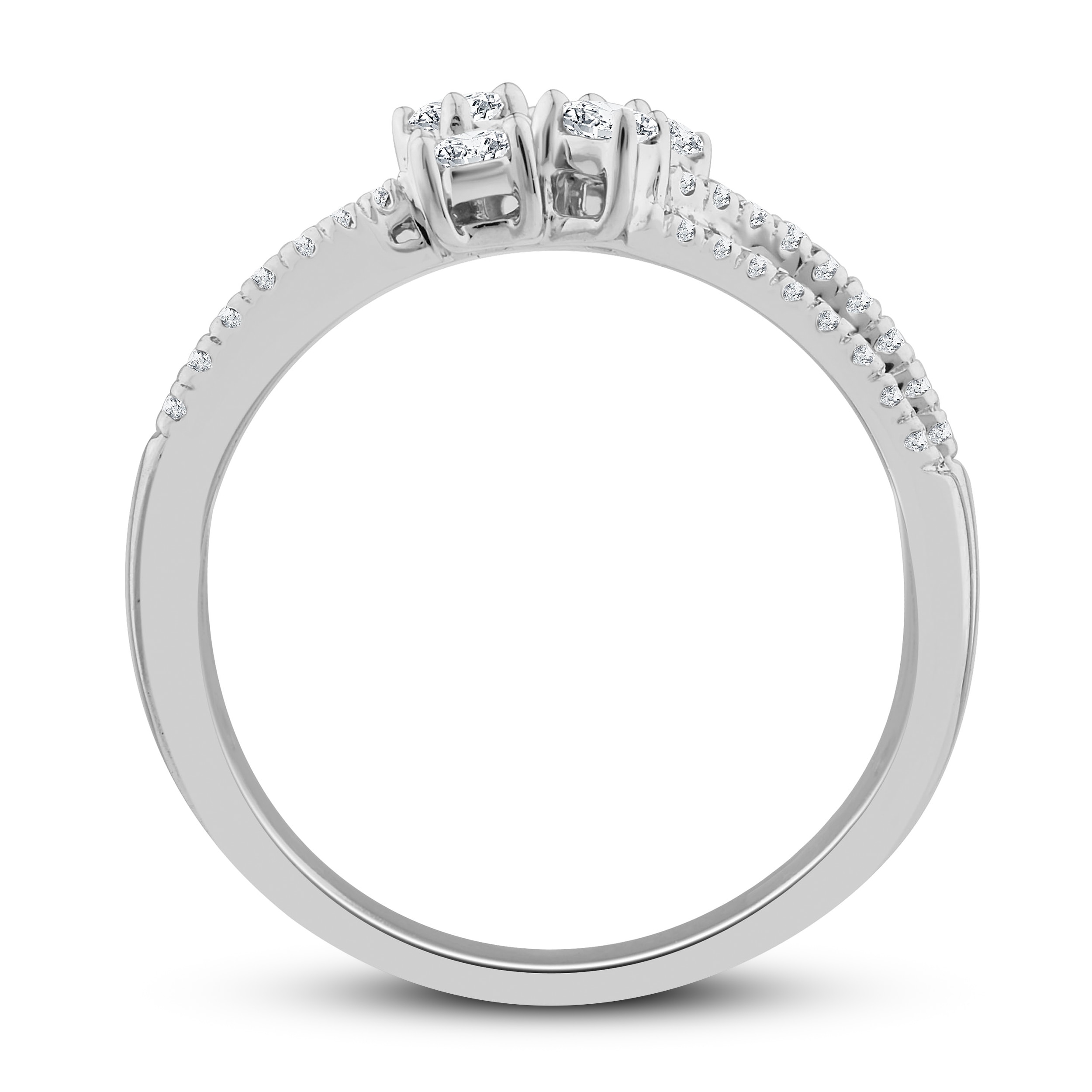 Diamond Ring 1/2cttw 10K White Gold