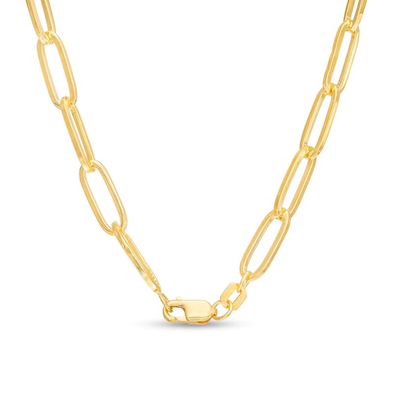 Logo Station Necklace in 10K Gold
