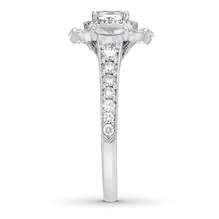 Diamond Engagement Ring 1-5/8 ct tw 14K White Gold