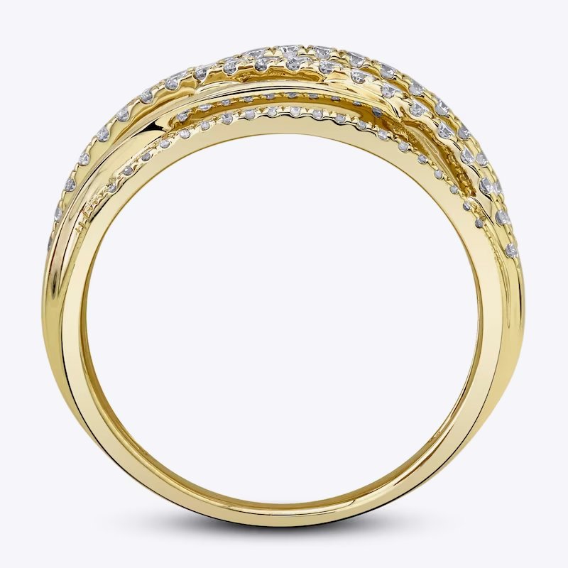 Diamond Ring 5/8 ct tw Round 14K Yellow Gold SC55005591